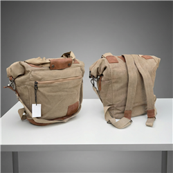 Mochila bolso lona frente bolsillo - GO