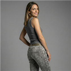 Mujer musculosa algodon morley batic frente tachas - CAL