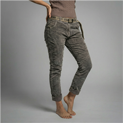 Mujer babucha creep gamuzado cinturon linea italiana - IB