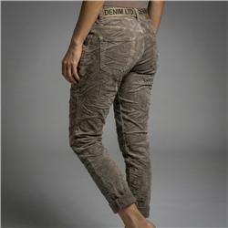 Mujer babucha creep gamuzado cinturon linea italiana - IB