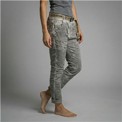 Mujer babucha creep gamuzado cinturon linea italiana - IB