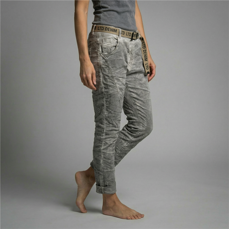 Mujer babucha creep gamuzado cinturon linea italiana - IB