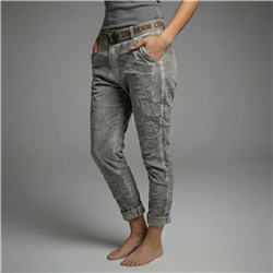 Mujer babucha creep gamuzado cinturon linea italiana - IB