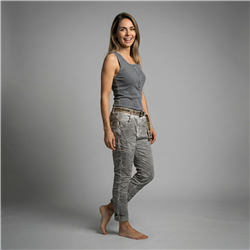 Mujer babucha creep gamuzado cinturon linea italiana - IB