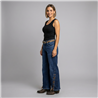 Mujer pantalon jean wideleg botamangas cordon - EM