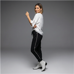 Mujer babucha bengalina elastizada galon estrass linea italiana - IB