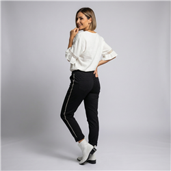 Mujer babucha bengalina elastizada galon estrass linea italiana - IB