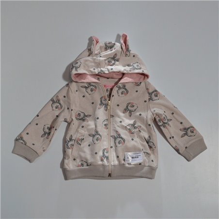Beba campera rustica estampa conejitas 205