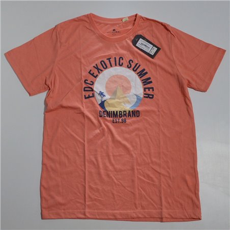 Hombre remera algodon estmapa PIRAMIDE