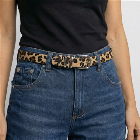 Cinto ecocuero piel print - GO