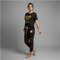 Mujer remera algodon aplique corazon print - Fra