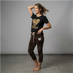 Mujer remera algodon aplique corazon print - Fra