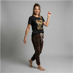 Mujer remera algodon aplique corazon print - Fra