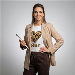 Mujer blazer sastrero cruzado liso - Fra