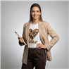 Mujer blazer sastrero cruzado liso - Fra