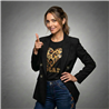 Mujer blazer sastrero cruzado liso - Fra