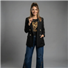 Mujer blazer sastrero cruzado liso - Fra