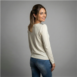 Mujer sweater bremer cuello bote brillo - OG