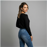 Mujer sweater bremer cuello bote brillo - OG