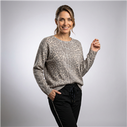 Mujer sweater bremer print lurex - OG