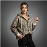 Mujer campera acetato print brillo - OG