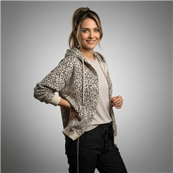 Mujer campera acetato print brillo - OG