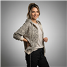 Mujer campera acetato print brillo - OG