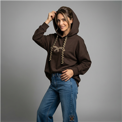 Mujer buzo rustico amplio aplique estrass linea italiana - IB