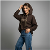 Mujer buzo rustico amplio aplique estrass linea italiana - IB