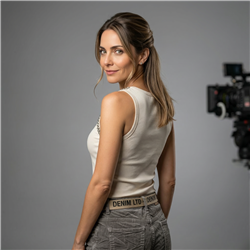 Mujer Musculosa modal cuello mangas tachas - FRA
