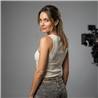 Mujer Musculosa modal cuello mangas tachas - FRA