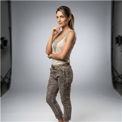 Mujer Musculosa modal cuello mangas tachas - FRA