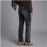 Mujer pantalon jean recorte lateral tachas - EM