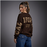 Mujer sweater lana borado en espalda print california - EM