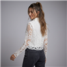 Mujer camisa guipur corta mangas largas - EU