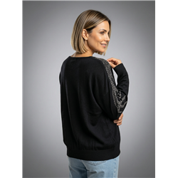 Mujer sweater bremer frente fuego estrass - OG