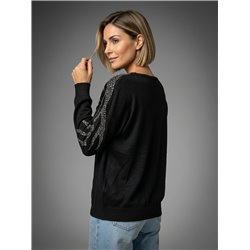 Mujer sweater bremer frente fuego estrass - OG