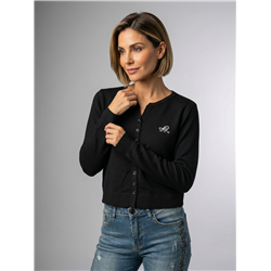 Mujer cardigan bremer corto liso - OG