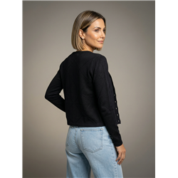 Mujer cardigan bremer corto liso - OG