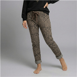 Mujer babucha lino elastizado print linea italiana - IB