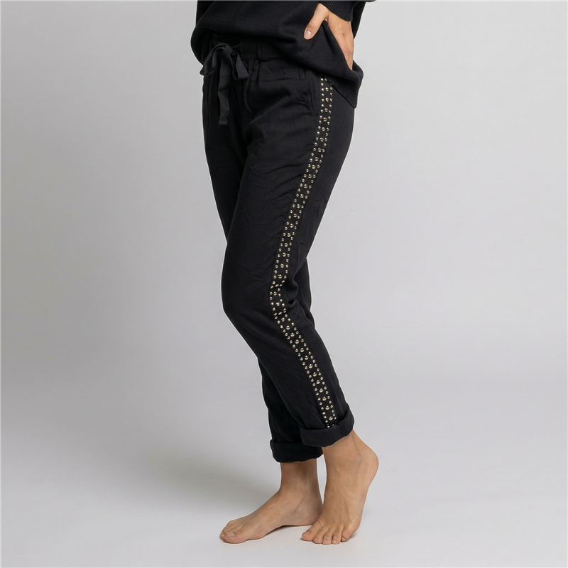 Mujer babucha bengalina elastizada tachas laterales linea ita - IB