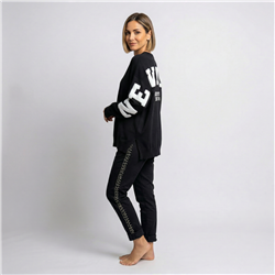 Mujer babucha bengalina elastizada tachas laterales linea ita - IB