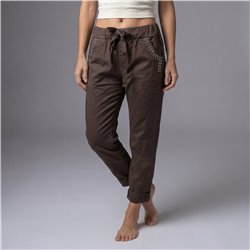 Mujer babucha gabardina elastizada tachas bolsillos linea ita - IB