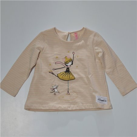 Beba remera mangas largas estampa bailarina