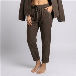 Mujer babucha gabardina elastizada tachas bolsillos linea ita - IB