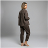 Mujer camisaco gabardina frente tachas linea italiana - IB