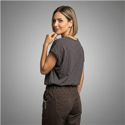 Mujer remera algodon estampa tachas brillo linea italiana - IB