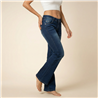 Mujer pantalon jean elastizado tiro corto oxford - EM