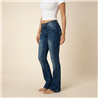 Mujer pantalon jean elastizado tiro corto oxford - EM