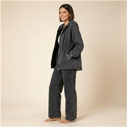 Mujer conjunto plush campera pantalon - OG